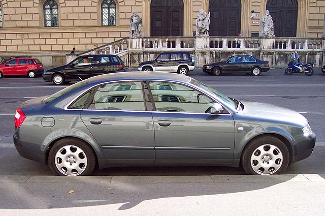 A new Audi A4.  This new body style will come to the US shortly.