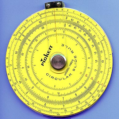 Pickett Circular Slide Rule.  Priceless.