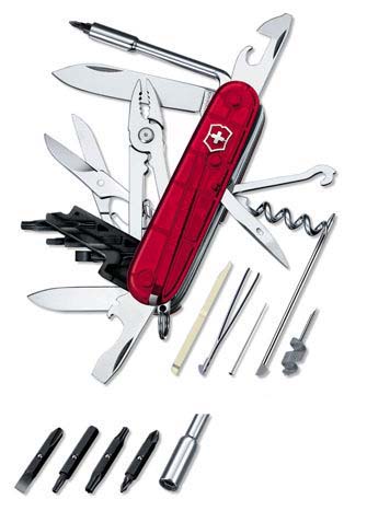 Victorinox CyberTool 34.  Price: $60.